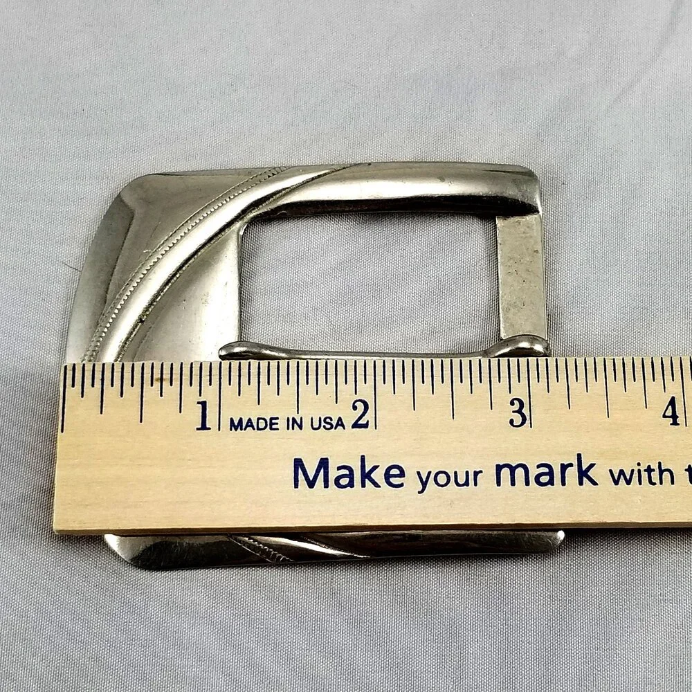 Belt Buckle Large Pin Buckle Frame Prong Bar Frame Style‎ Anchor Logo Brand USA